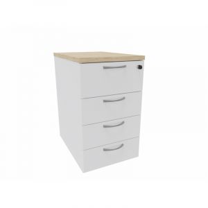 Caisson de rangement hauteur bureau Cosito Blanc  42x72x60 cm