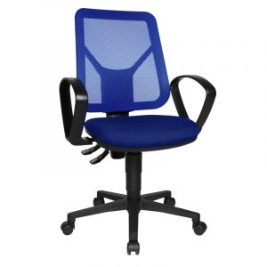 Siège de bureau en tissu Zumba Vert, orange, rouge, bordeaux, violet, bleu marine, gris, marron ou noir  97 cm