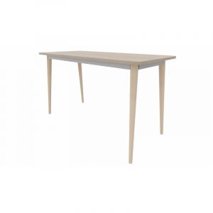 Table haute de r&eacute;union rectangulaire Yuri Graphite, blanc, gris, h&ecirc;tre, ch&ecirc;ne moyen, poirier, weng&eacute;, acacia clair, acacia fonc&eacute;, ch&ecirc;ne vein&eacute;, ch&ecirc;ne gris&eacute; ou noir