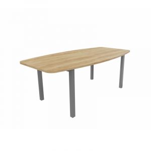Table de r&eacute;union tonneau Skyline Blanc, gris, argile, h&ecirc;tre, nebraska, ch&ecirc;ne fil, timber ou c&egrave;dre  200x72x100 cm