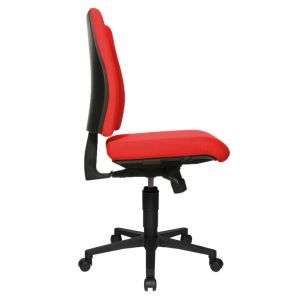 Si&egrave;ge de bureau en tissu avec translation Starius Vert, orange, rouge, bordeaux, violet, bleu marine, gris, marron ou noir  92 cm