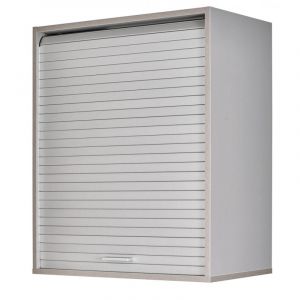 Armoire de rangement &agrave; rideau contemporaine 60 cm Oxitane 16 coloris