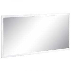 Miroir rectangulaire blanc laqué Corsiva Blanc brillant/chêne ou blanc brillant/gris