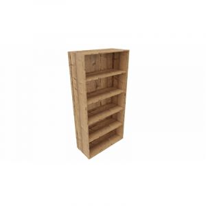 Etagère de rangement ouverte largeur 100 cm Archiva Blanc, gris, argile, noir, hêtre, nebraska, chêne fil, timber ou cèdre  100x201x45,5 cm