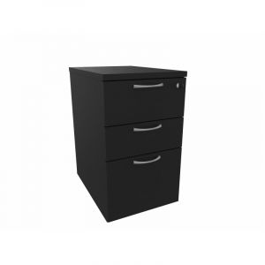 Caisson de rangement hauteur bureau Cosito Noir  42x72x60 cm