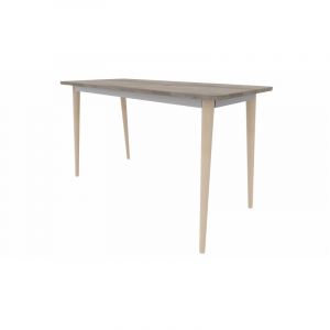 Table haute de r&eacute;union rectangulaire Yuri Graphite, blanc, gris, h&ecirc;tre, ch&ecirc;ne moyen, poirier, weng&eacute;, acacia clair, acacia fonc&eacute;, ch&ecirc;ne vein&eacute;, ch&ecirc;ne gris&eacute; ou noir