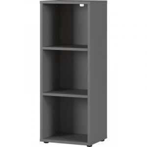 Etagère de bureau H 120 cm Hacienda Anthracite  Largeur45