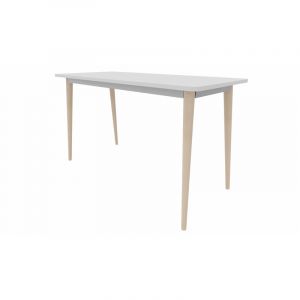 Table haute de r&eacute;union rectangulaire Yuri Graphite, blanc, gris, h&ecirc;tre, ch&ecirc;ne moyen, poirier, weng&eacute;, acacia clair, acacia fonc&eacute;, ch&ecirc;ne vein&eacute;, ch&ecirc;ne gris&eacute; ou noir