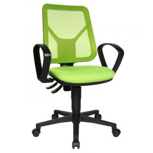 Siège de bureau en tissu Zumba Vert, orange, rouge, bordeaux, violet, bleu marine, gris, marron ou noir  97 cm