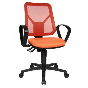 Siège de bureau en tissu Zumba Vert, orange, rouge, bordeaux, violet, bleu marine, gris, marron ou noir  97 cm