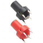 73096-2 Prise De S&eacute;curit&eacute; En Ligne 4 Mm Pour Pcb Rouge - Pomon&eacute;electronics - Neuf