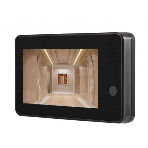 Sonnette visuelle intelligente avec detection mobile infrarouge et application WIFI a distance - Neuf