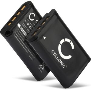 Batterie pour Caméra, Compatible avec Sony NP-BX1, ZV-1, HDR-CX405 (3.7V, 1090mAh) 2 Pièces - Neuf
