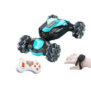 Voiture t&eacute;l&eacute;command&eacute;e bleue 2,4 GHz tout-terrain - Neuf