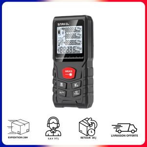 T&eacute;l&eacute;m&egrave;tre Laser Num&eacute;rique 50 M&egrave;tres Haute Pr&eacute;cision - Neuf