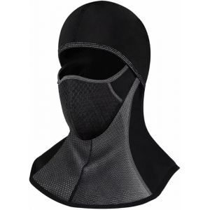 Cagoule Masque Noir Avec Zip Pour Moto Moto Vélo D'hiver Des Masques Thermique En Polaire Pour Hommes Femmes - Neuf