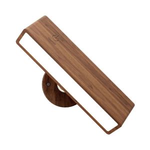 Applique Murale Rechargeable Pour Chambre À Coucher Applique Murale En Bois À Intensité Variable Lampe Murale Sans Fil Chambre Avec 3 - Neuf