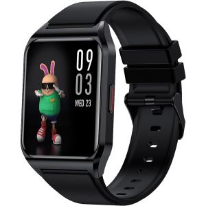 Findtime Montre Connectée Homme - Oxymetre | Thermomètre Corporel | Grand Écran De 1,69 Pouces | Montre Connectée Femme Compatible Avec Les Téléphones Android Et Ios Bracelet Silicone - Neuf