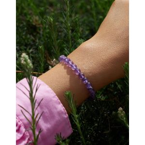 Bracelet En Pierres Naturelles 6 Mm Pour Femme Et Homme,Bracelets En Perles &Eacute;lastiques De Cristal Th&eacute;rapeutique,Cadeaux De Bijoux Pour No&euml;l,Anniversaires Et Autres Occasions Sp&eacute;ciales - Neuf