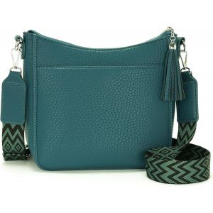 nzqaf-Sac Bandoulière Femme Vert Marin - Sac à Main et Sacoche Portés Main - Neuf