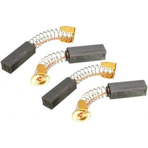Balais Charbon Carbone Brosses 20mm x 7mm x 6mm pour Électrique Moteur Électroportatif Outil Tapis Roulant Levage Moteur Réparation Pièce 4Pcs - Neuf