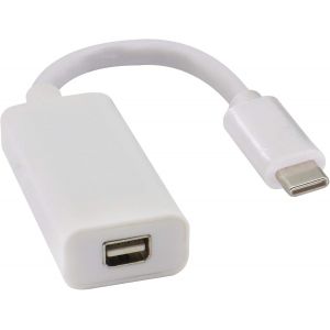 KAL-Câble Adaptateur Usb C Vers Mini Dp,Convertisseur De Type-C3.1 Mâle Vers Dp Femelle 4K@60Hz,Compatible Avec Tablettes Téléphoniques Macbook Pro Et Usb-C. - Neuf