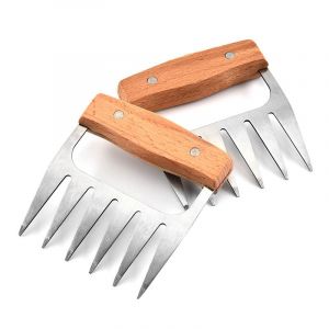 BARBECUE Cadeaux de Noël pour les Hommes et les Femmes - Secret Santa Cadeaux de Noël pour les Hommes et les Femmes Lui Papa Amis de la Viande d'Ours Griffes BBQ Outils Accessoires - Neuf