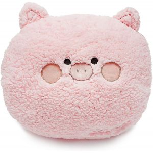 Oreiller en peluche cochon,animal en peluche cochon super doux,adorable coussin c&acirc;lin cochon en peluche oreiller pour enfants - Neuf