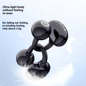 Clip d&#39;oreille écouteurs Bluetooth 5.3 oreille ouverte sport sans fil contrôle tactile ENC suppression du bruit casque Microphone avec type-c - Neuf