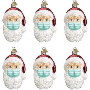 Masqu&eacute; Santa Claus pendentif pour arbre de No&euml;l d&eacute;coration - Neuf