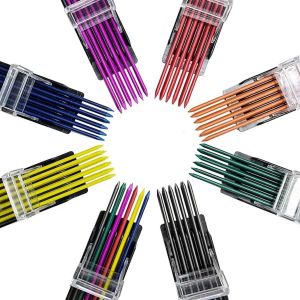 Eryi-Lot De 12 Mines De Recharge De Crayon Mécanique De Couleur De 2,0 Mm Pour Croquis, Dessin, Crayons De Couleur Effaçables (8 Couleurs Mélangées Et Assorties) - Neuf