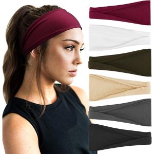 6 Pi&egrave;ces Bandeau Cheveux Pour Femme Yoga Courir Bandeaux Sport Entra&icirc;nement Bandeaux Mignon Accessoire - Neuf