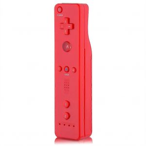 Manette De Jeu Avec Joystick Analogique Pour Console Wiiu/Wii (Rouge) - Neuf