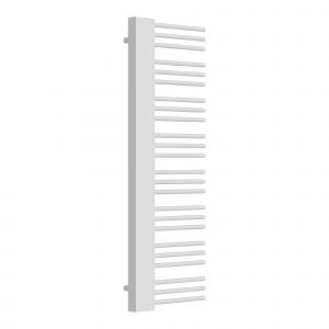 Radiateur s&egrave;che-serviettes chauffage salle de bain 50 mm acier 146 x 45 cm blanc Helloshop26 03_0010404 - Neuf