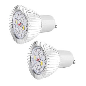 Lot De 2 Lampes De Croissance Led &Agrave; Spectre Complet 85-265 V 18 W - Neuf