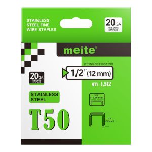 MEVRONISSHOP-Agrafes en acier inoxydable T50, type 140/12 mm, agrafes lourdes T50, 1512 pi&egrave;ces - Neuf