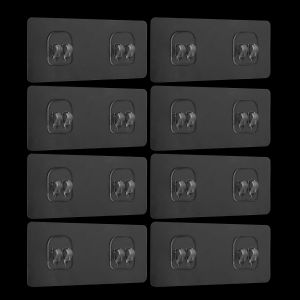 TIANYI-Lot de 8 crochets adh&eacute;sifs de rechange pour &eacute;tag&egrave;re de douche, crochets adh&eacute;sifs puissants pour &eacute;tag&egrave;re d'angle de douche - Neuf