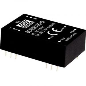 Dcwn03b-15 Module Convertisseur Cc/cc 100 Ma 3 W Nbr. De Sorties: 2 X Contenu 1 Pc(s) - Mean Well - Neuf