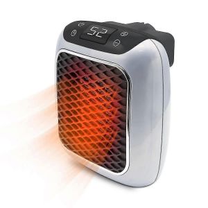 Mini radiateur soufflant,prise de radiateur soufflant,radiateur de prise,radiateur soufflant,800 watts,prise de télécommande - Neuf