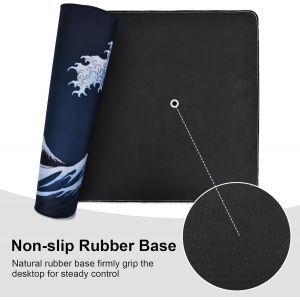 Grand Tapis de Souris de Jeu, Tapis de Souris XXL Speed Gaming, 900 x 400 x 3 mm Gaming Mousepad, Tapis de Souris avec Base en Caoutchouc l antidérapante pour Accessoires de Jeu Mac et PC (L-210) - Neuf