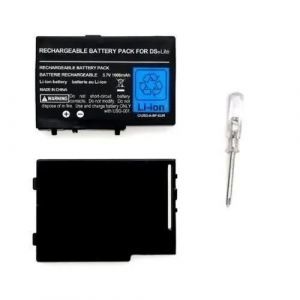 Batterie de rechange - iDiffusion - Nintendo DS Lite - 2000mAh - Avec tournevis - Noir - Neuf
