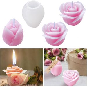 Bougie Roses Epoxy Resin Kit Complet Moule Resine Epoxy Moule Bougie Silicone,Bougie de Roses Moule Silicone Resine,moule silicone bougie,moule silicone fleur,moule pour bougie - Neuf