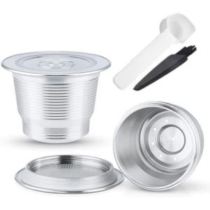 Filtre Rechargeable De Dosettes De Café En Acier Inoxydable 2 Pièces Pour Fabricant Nespresso Originlline - Neuf