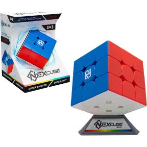 Nexcube 64559901 Classic Cube pour Speedcubers,Vitesse maximale,sans Autocollants,positionnement pr&eacute;cis et syst&egrave;me de Double r&eacute;glage,Multicolore - Neuf