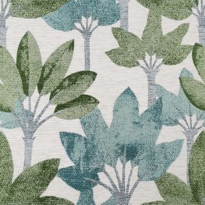 Tissu Jacquard Motif V&eacute;g&eacute;tal - Neuf