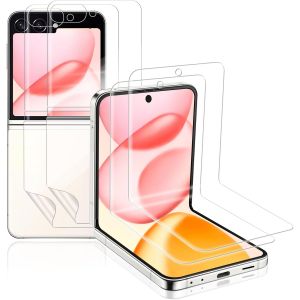 KALANKA-2 pi&egrave;ces 3D Verre Tremp&eacute; pour Samsung Galaxy Z Flip 6 Protection &eacute;cran, 0,33mm & TPU auto-r&eacute;parateur, Anti-Rayures, 100% sans Bulles Vitre Protection, Haute Sensibilit&eacute;, Haute d&eacute;finition Prot - Neuf