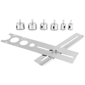 Nouveau Localisateur De Tuile Réglable Pour Marquage Mural Position Règle Céramique Trou Coupe-Carrelage Perceuse Marbre Op - Neuf