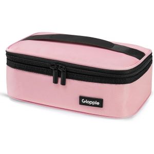 Petit Sac Repas Isotherme Pour Femme Fille, Sac &Agrave; Sandwichs Style Chic & Compact Pour Travail Pique-Nique Camping, Rose - Neuf
