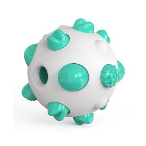 Brosse À Dents Sphérique À Mâcher Pour Chien ¿ Bâton De Dentition Anti-Morsures Pour Une Santé Dentaire Et Un Plaisir Accrus, Bleu Ciel, Tpr Et Nylon Durables, 8,8 Cm - Neuf