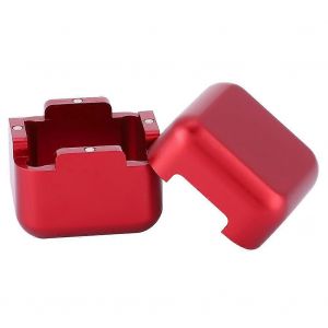 Mini Étui Porte-Craie Portable Billard Billard En Aluminium - Rouge - Neuf